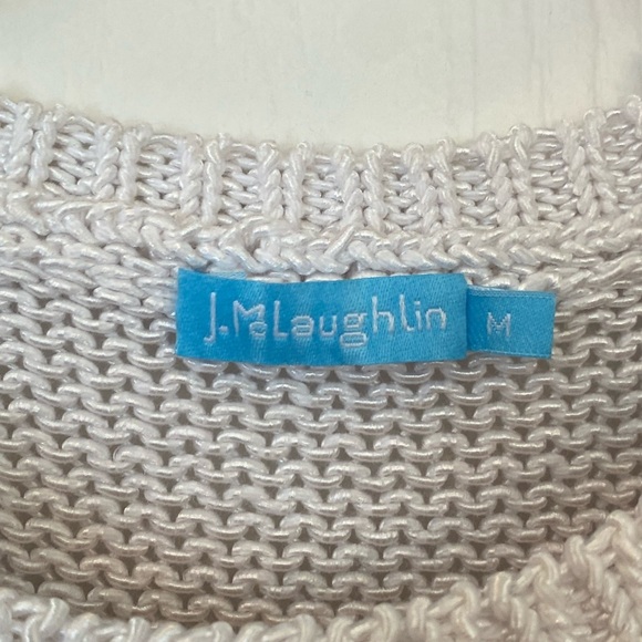 J. McLaughlin Womens Sleeveless White Sweater Vest - Picture 6 of 7